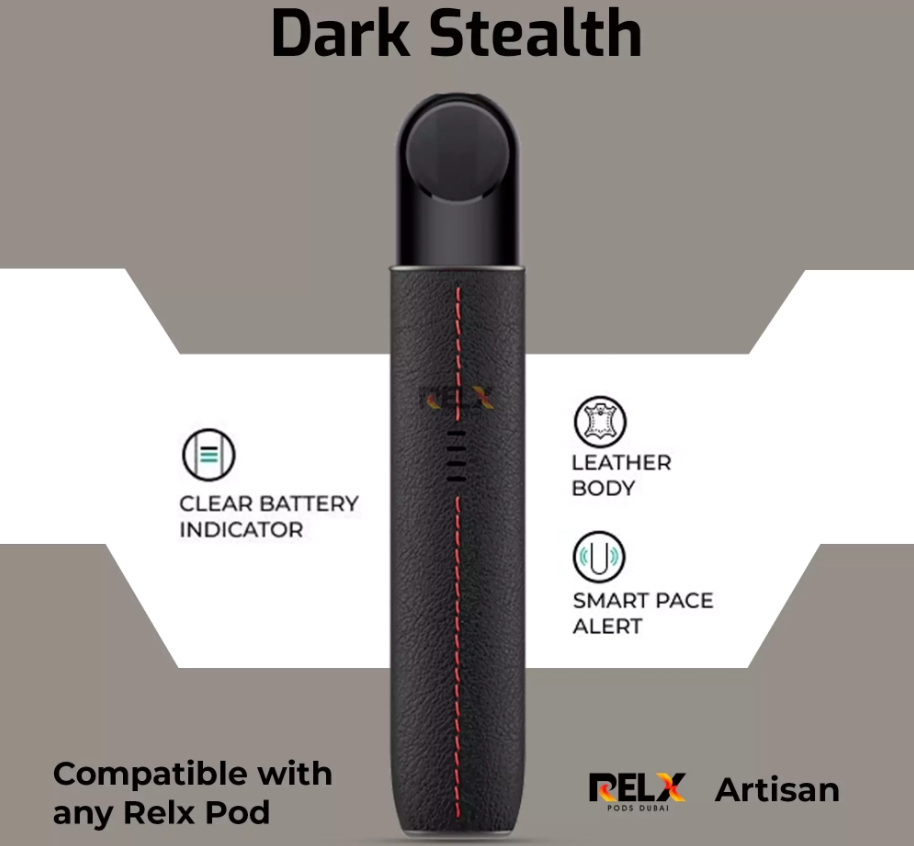 RELX Infinity Plus Artisan Vape Device - Tume Vargus: Eesti Stiiliga Nikotiinisalongi Aumeister